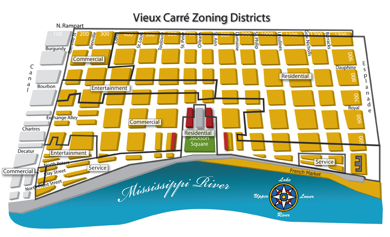 Vieux Carré Zoning Districts