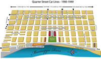 Quarter Street Car Lines - 1900-1949