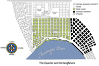 The Quarter and Its Neighbors