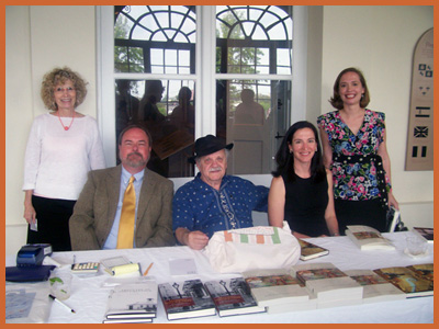 The group of authors from the book signing at the Cabildo